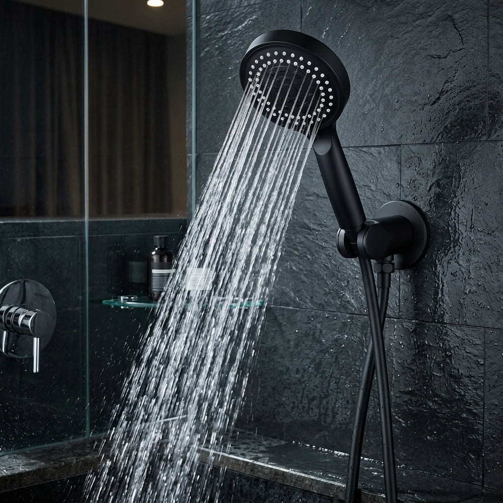 Vylex Pressurized Spa - ראש מקלחת 5 מצבים מוגבר עוצמה