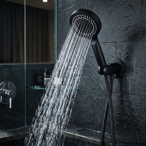 Vylex Pressurized Spa - ראש מקלחת 5 מצבים מוגבר עוצמה