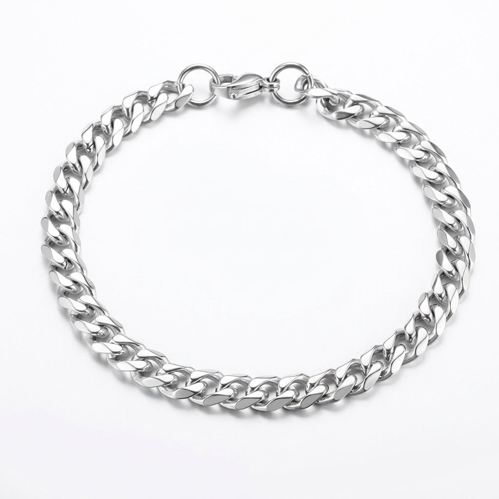 Vylex Executive Miami Cuban Bracelet™ - צמיד גורמט מיאמי 7 מ"מ פלדת 316L